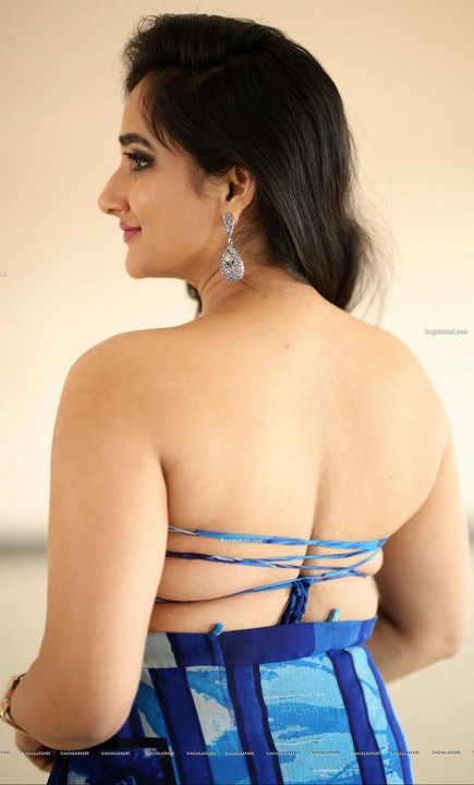 sexy backless saree