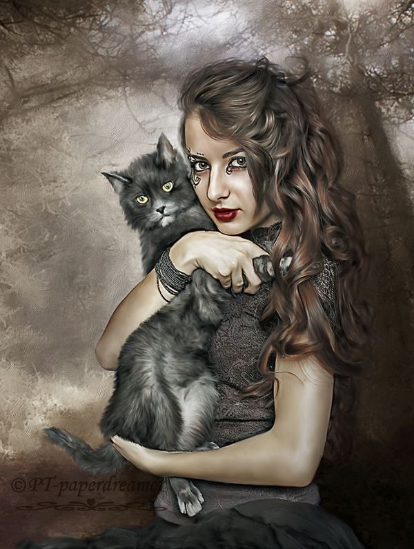 Girl with Cat Profile Pictures | Girl with Cat Profile pictures for  Facebook, whatsapp